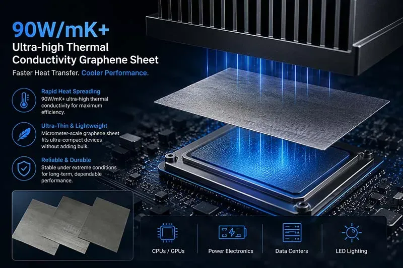Ultra-high Thermal Conductivity Graphene Sheet 90W/m*k